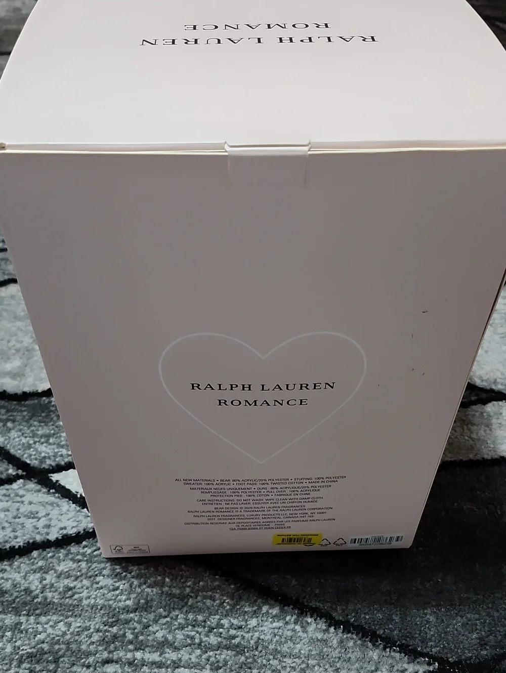LIMITED EDITION 2020 RALPH LAUREN ROMANCE COLLECTOR'S PLUSH TEDDY BEAR